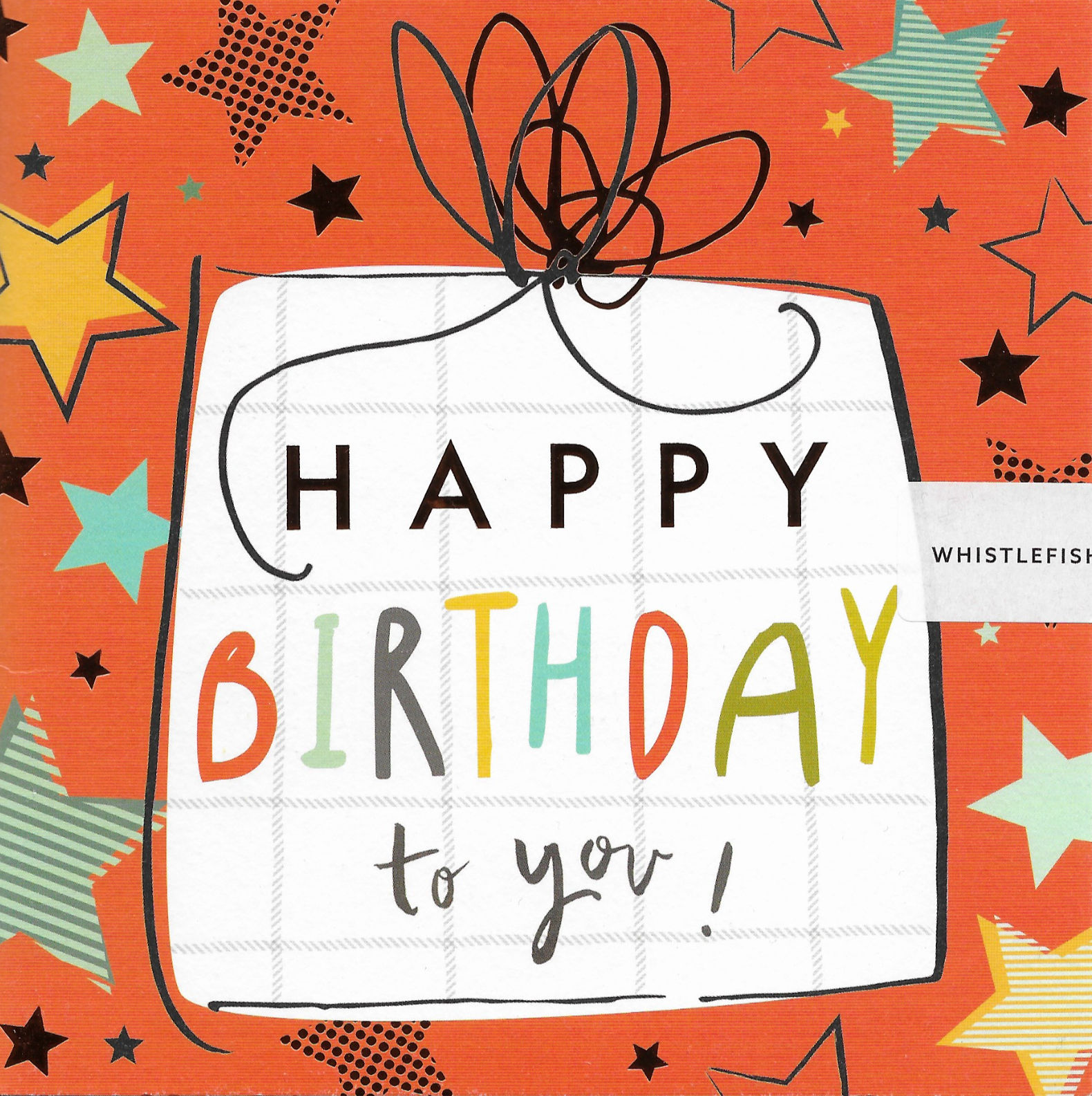 A birthday card (Present)