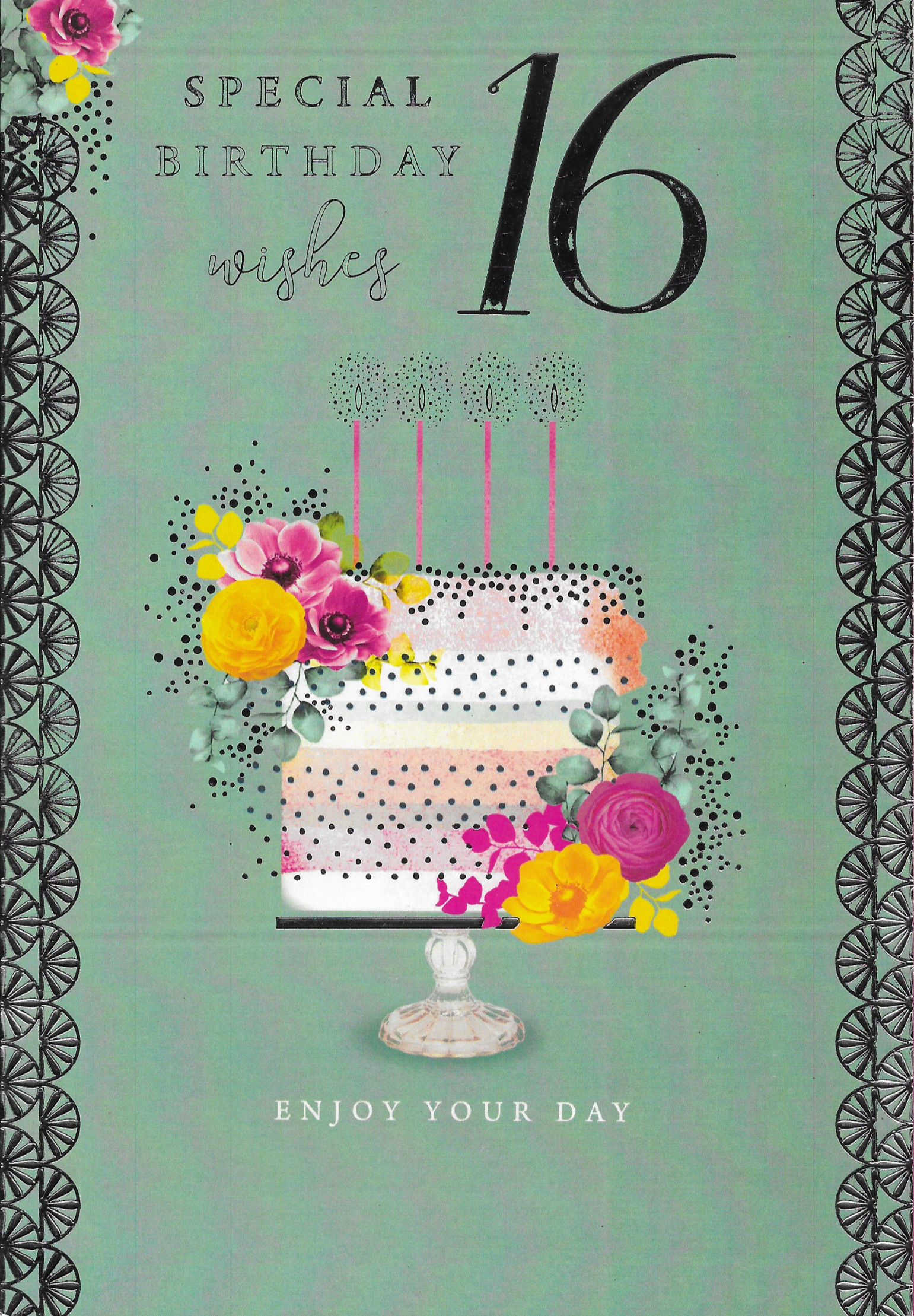 A Female 16th birthday card