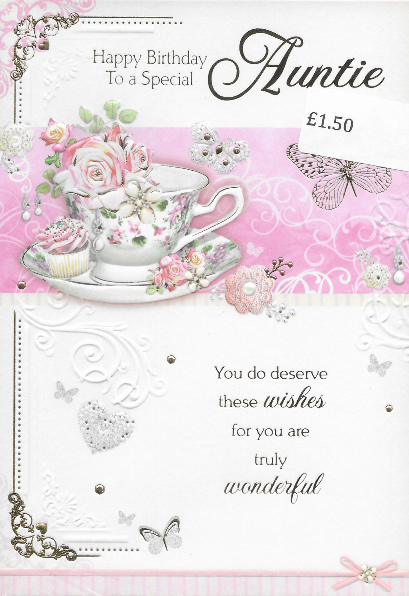 An Auntie birthday card