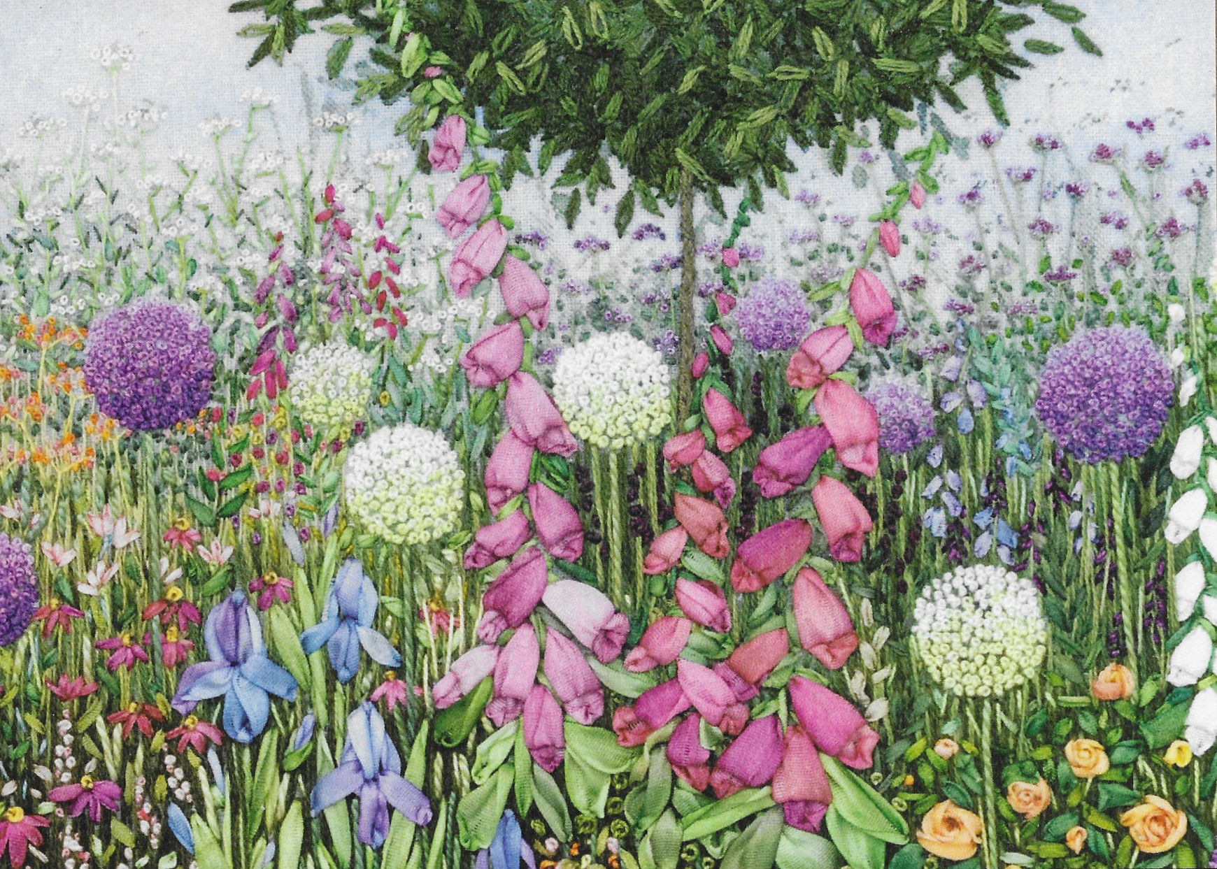 Cottage Garden (embroidery print)