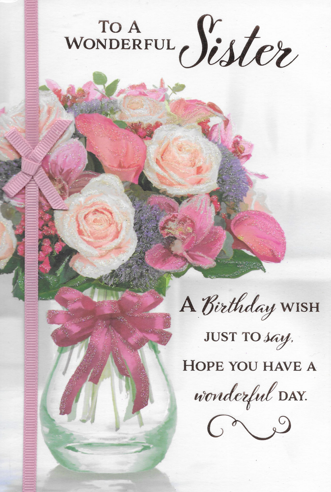 A Sister Birthday card