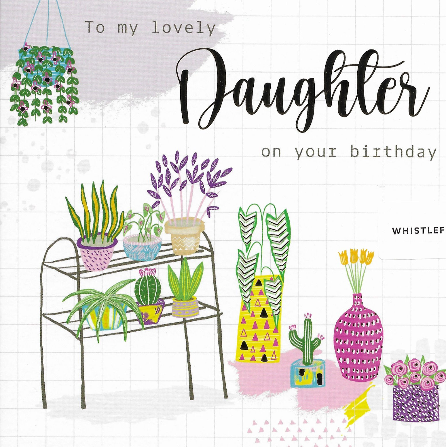 A "To my Daughter" Birthday card