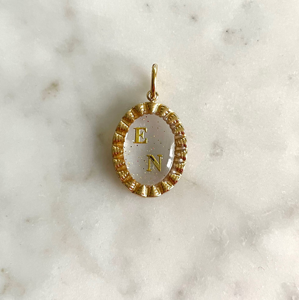 Miniature : Médaillon - "Poème"