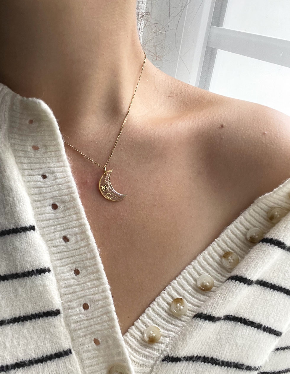 Miniature : Collier "Croissant de lune"