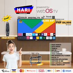 525353697_1760838861975632_4801160341935286380_nHARI TV 85" QLED WEB OS 4K HDR TEMPERED GLASS