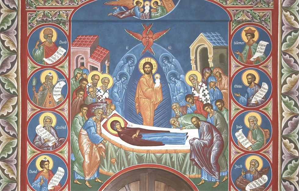 Fresque le chapelle orthodoxe de Gorze