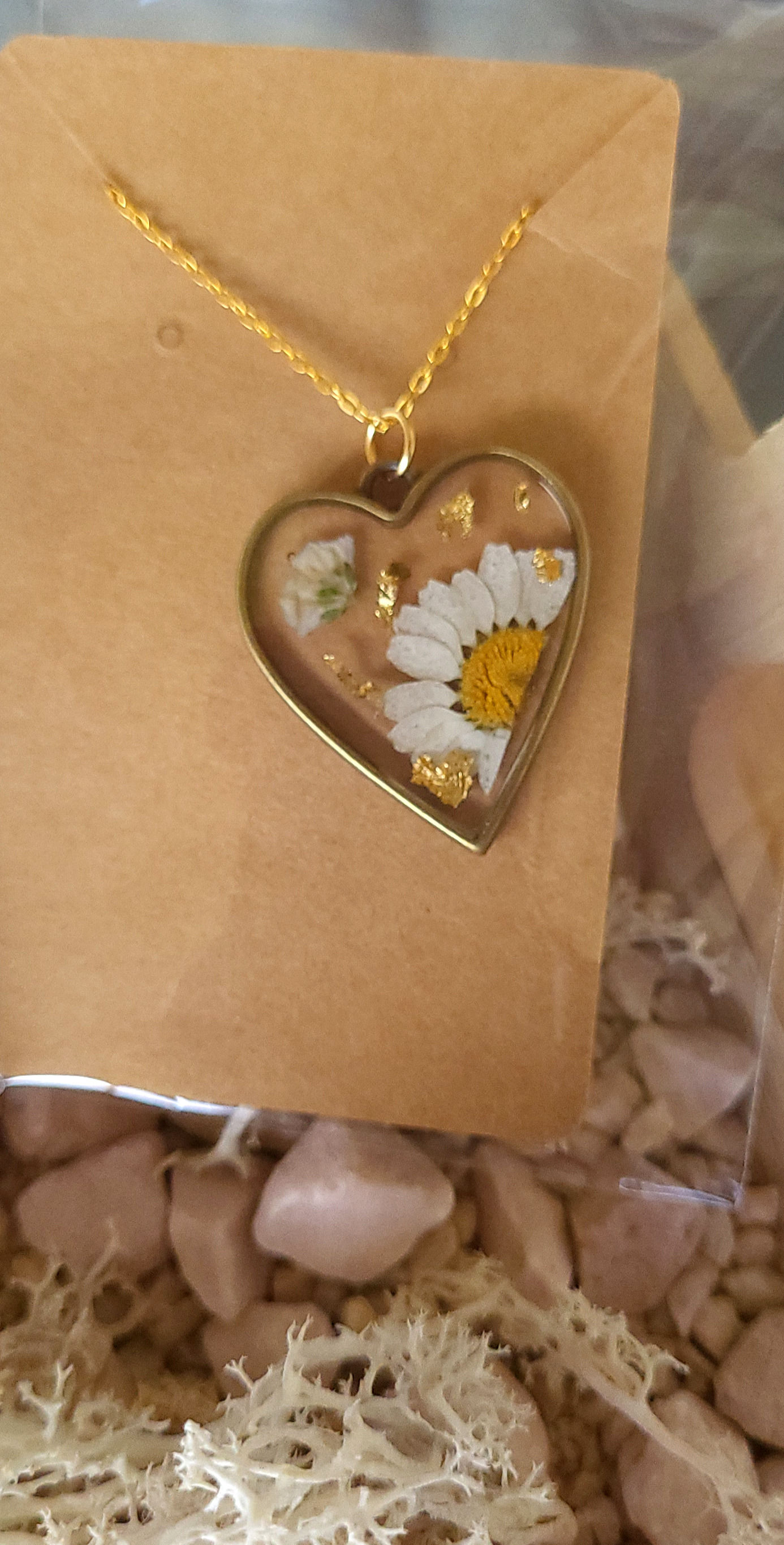 Tour de cou Fleur séchées