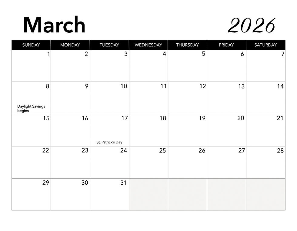 Thumbnail: 2026 Wall Calendar