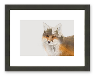 Black frame for prints