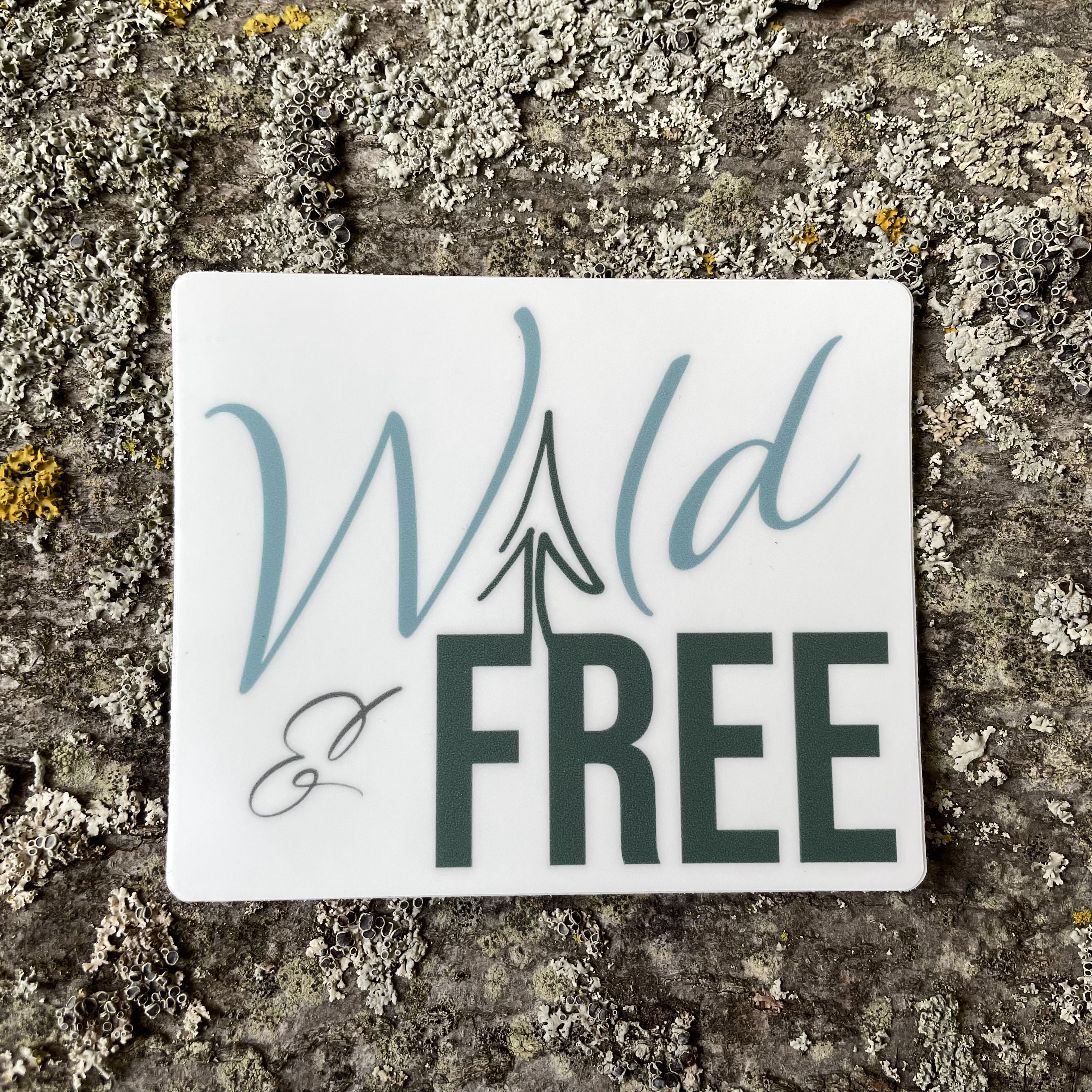 Wild & Free Sticker