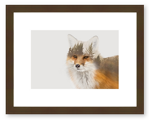 Espresso frame for prints