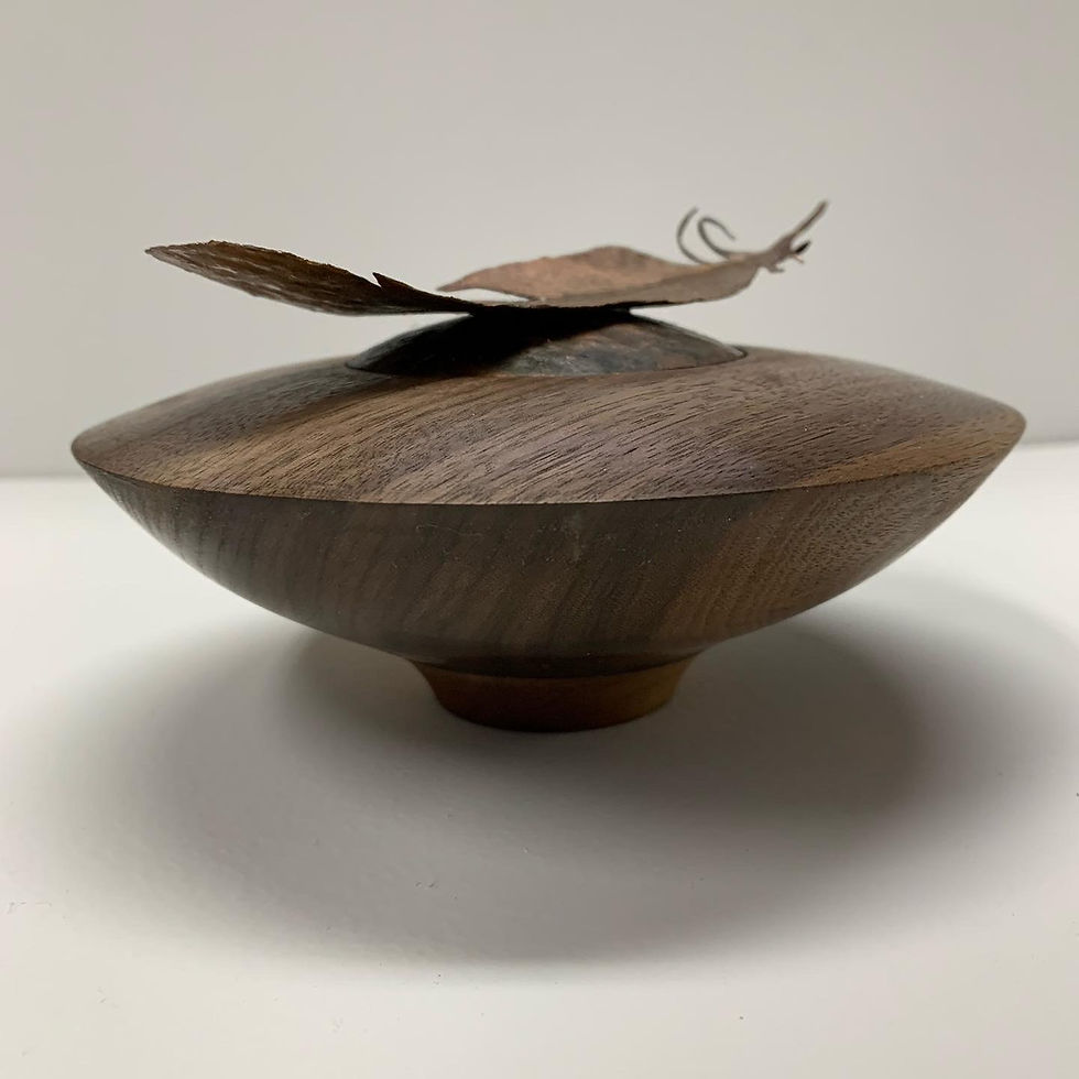 Thumbnail: Walnut & Cherry Wood Vessel