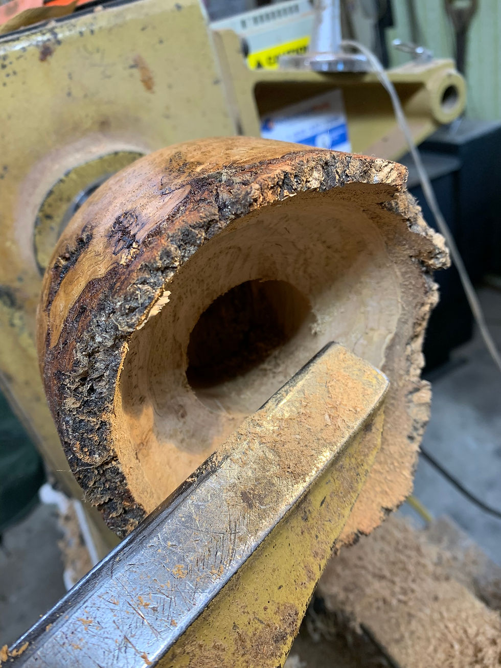 Thumbnail: Hardwood Burl Bowl