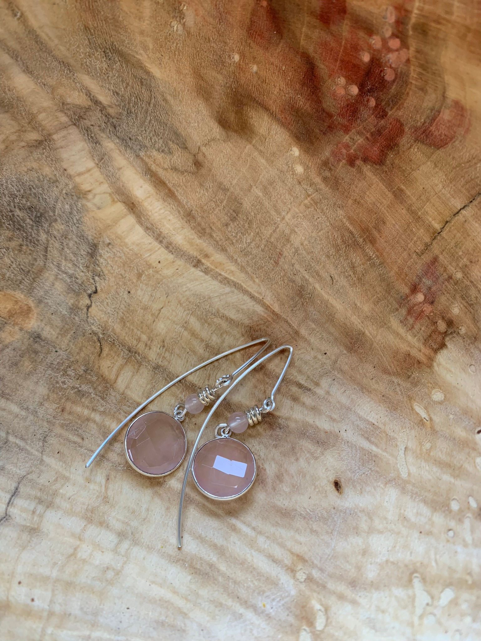 Rose Quartz Earrings