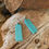Thumbnail: Turquoise Geometric Earrings