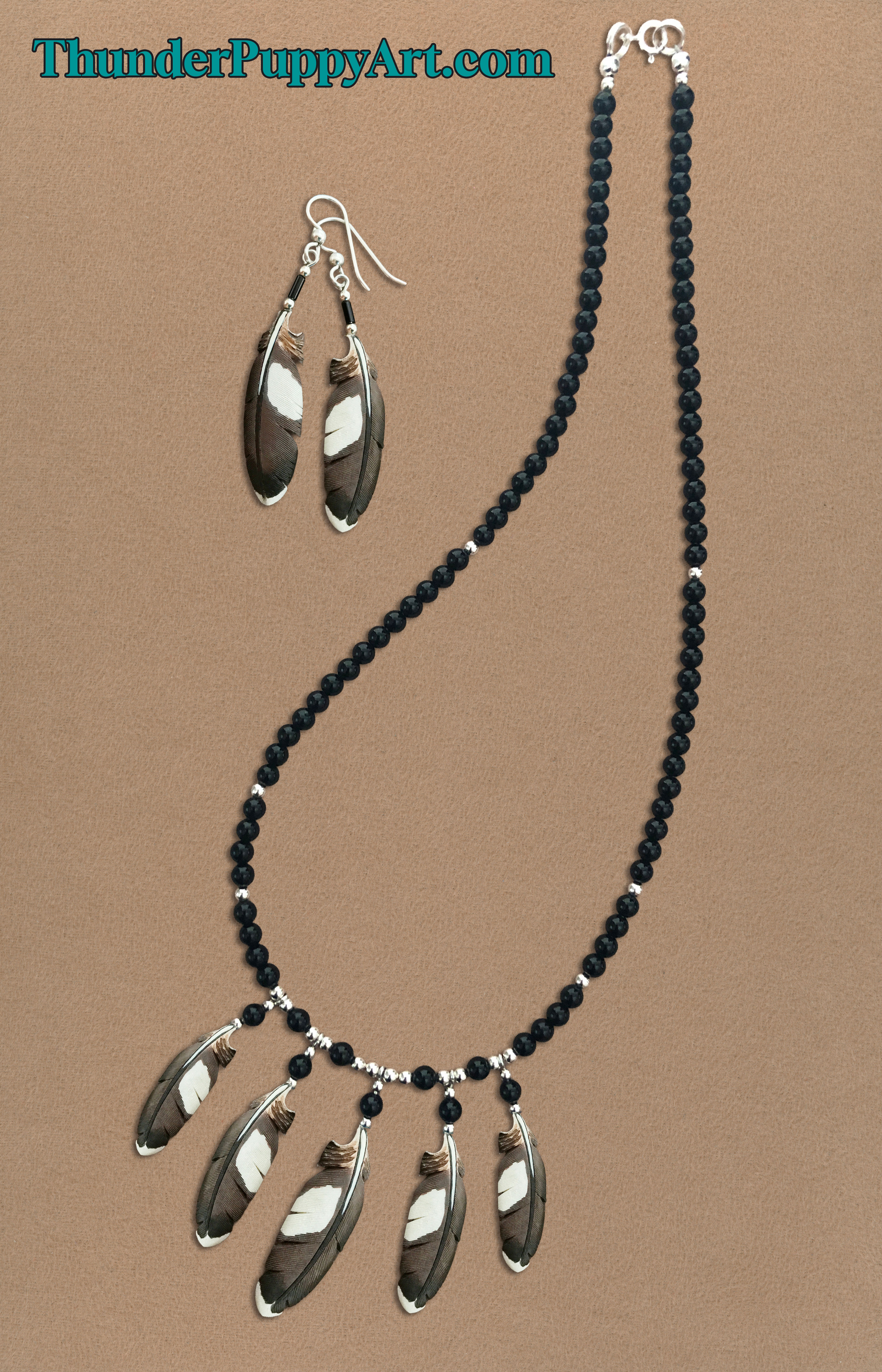 Spotted Sandpiper Secondary Bone Feather Necklace Or Hat Pin