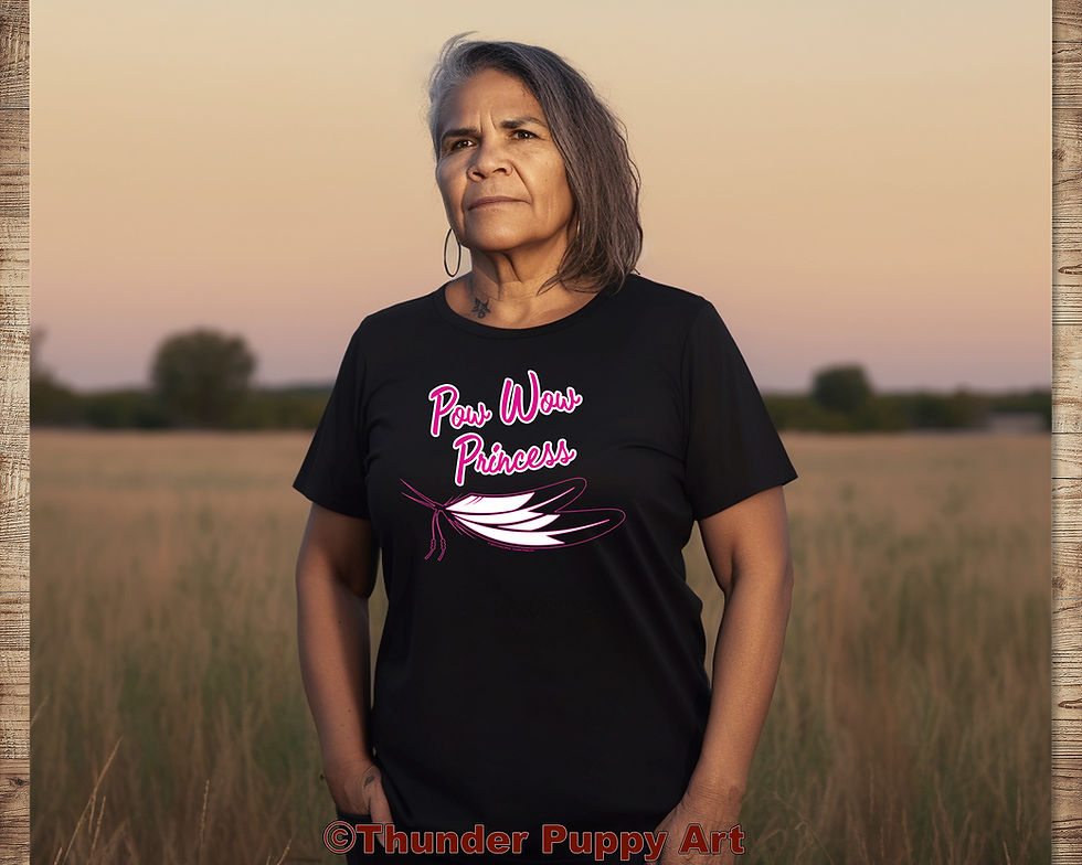 Thumbnail: Pow Wow Princess Unisex T-shirt