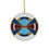 Thumbnail: Beaded Rosette Design Ceramic Ornament
