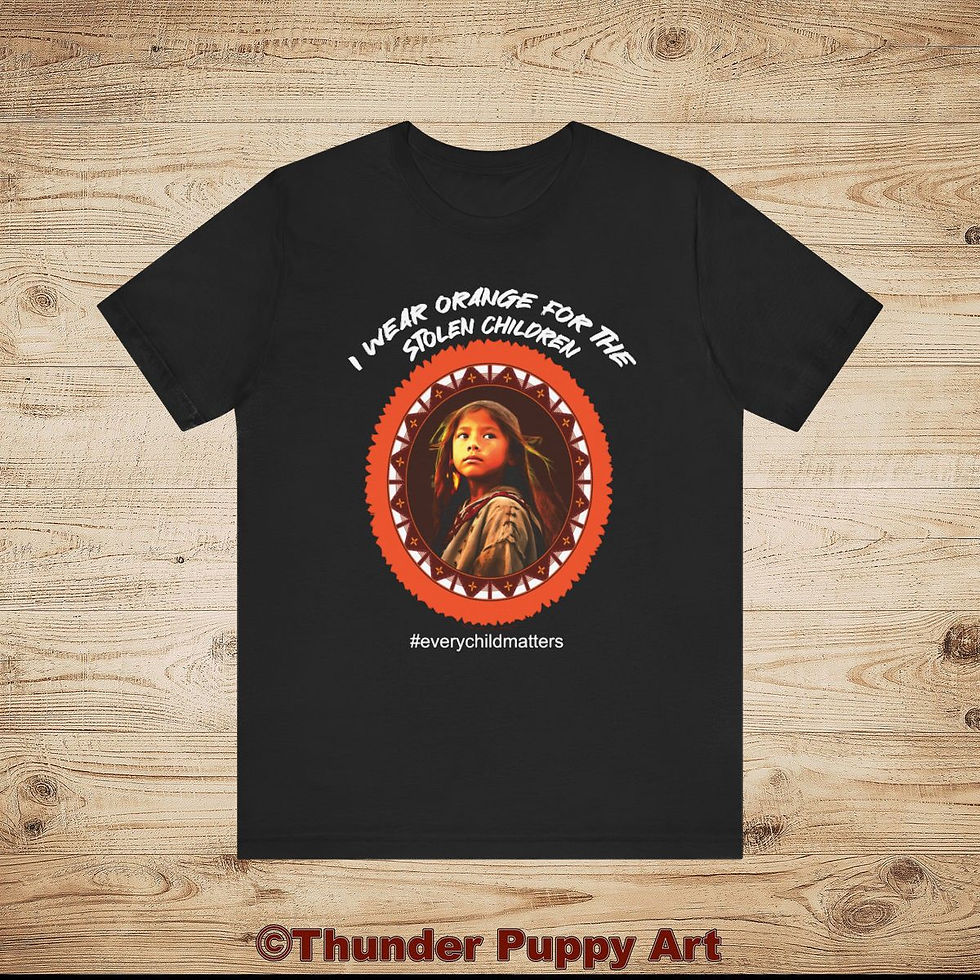 Thumbnail: I Wear Orange For The Stolen Children Unisex T-shirt
