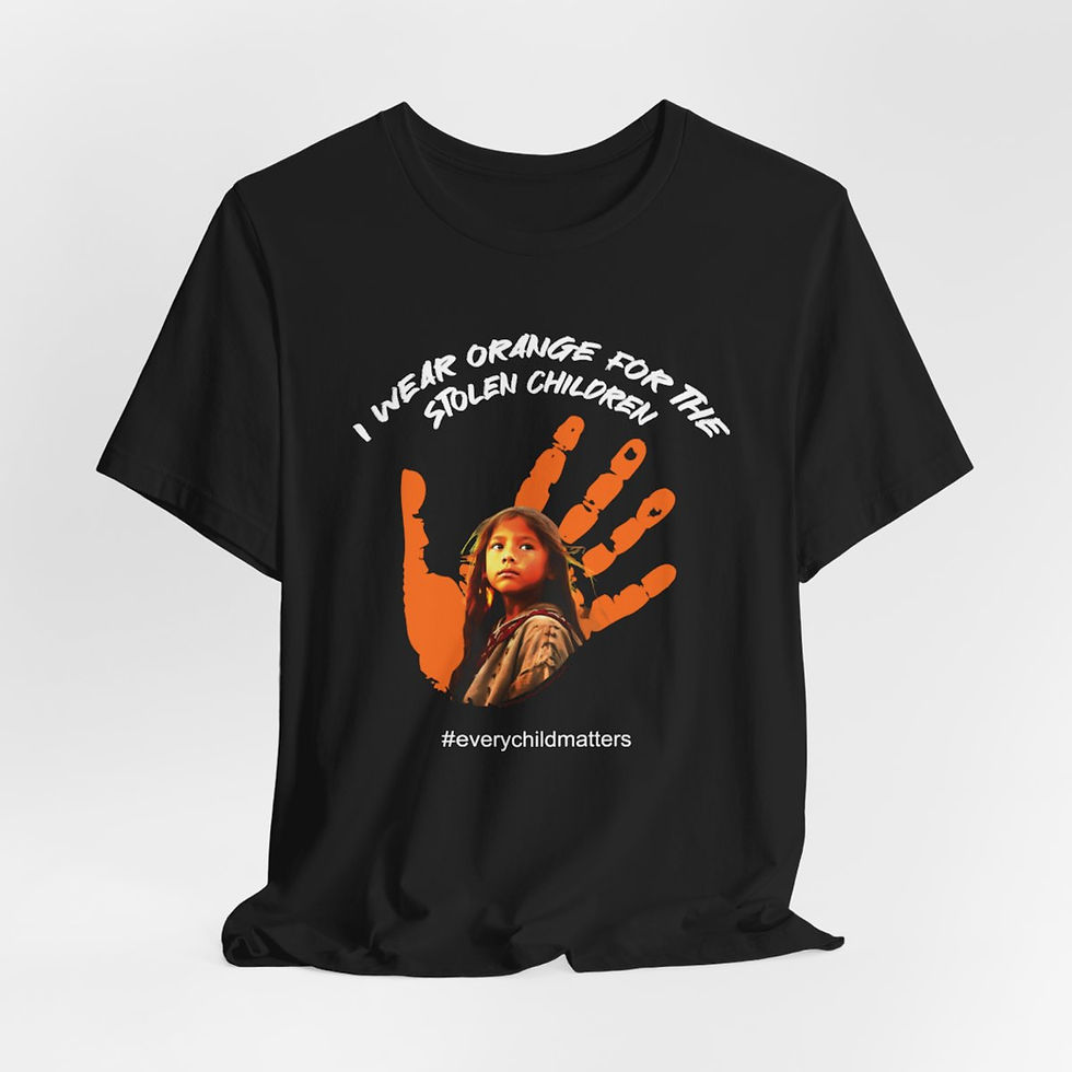 Thumbnail: I Wear Orange For The Stolen Children Handprint Unisex T-shirt