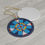 Thumbnail: Beaded Rosette Design Ceramic Ornament