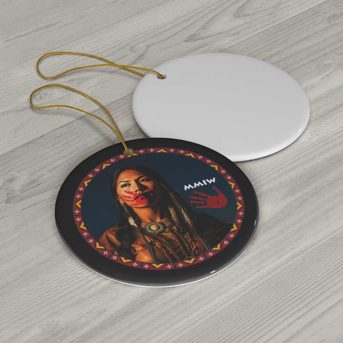 MMIW  Ceramic Ornament