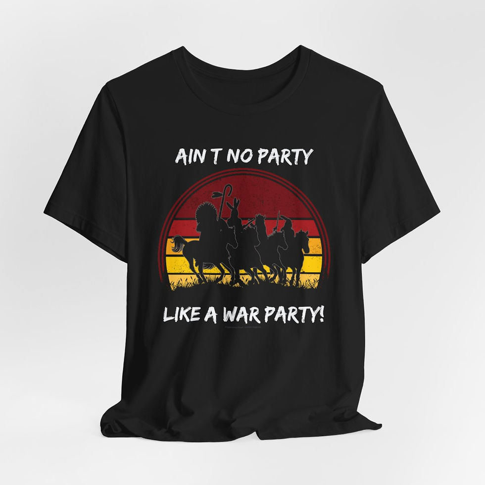 Thumbnail: Ain't No Party Like A War Party! Unisex T-shirt