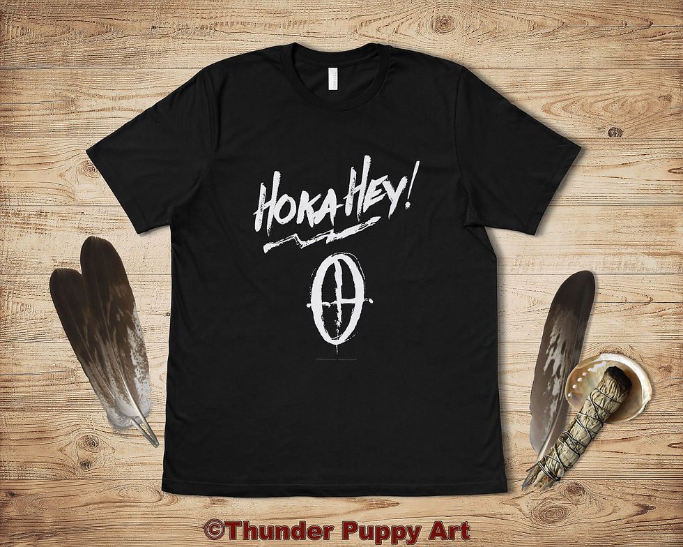 Thumbnail: Hoka Hey Grunge Unisex T-shirt