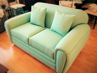 Re tapizado y modificación de Love seat