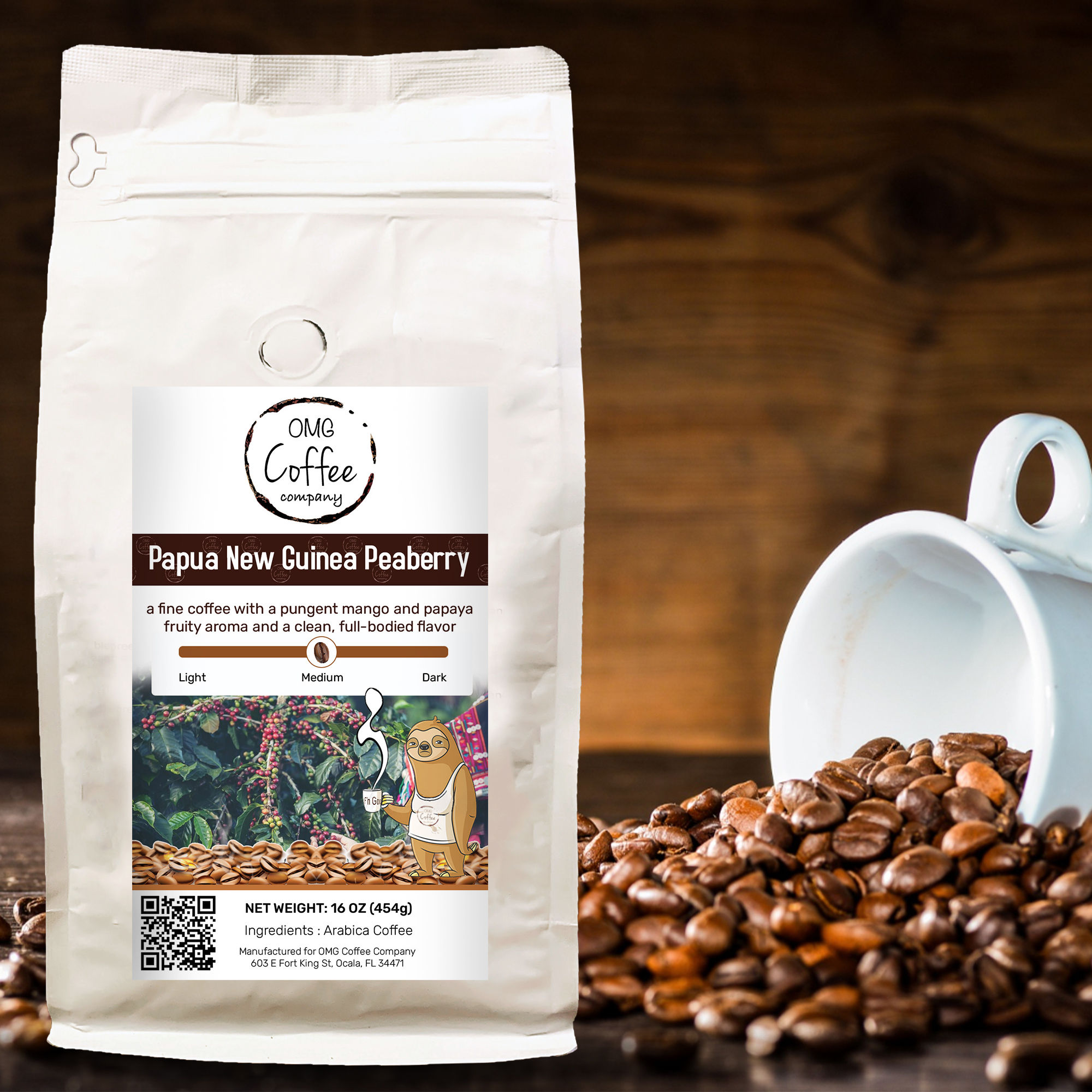 Papua New Guinea Peaberry Coffee