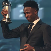 Vini Jr. é consagrado como o melhor jogador do mundo no Fifa The Best 2024