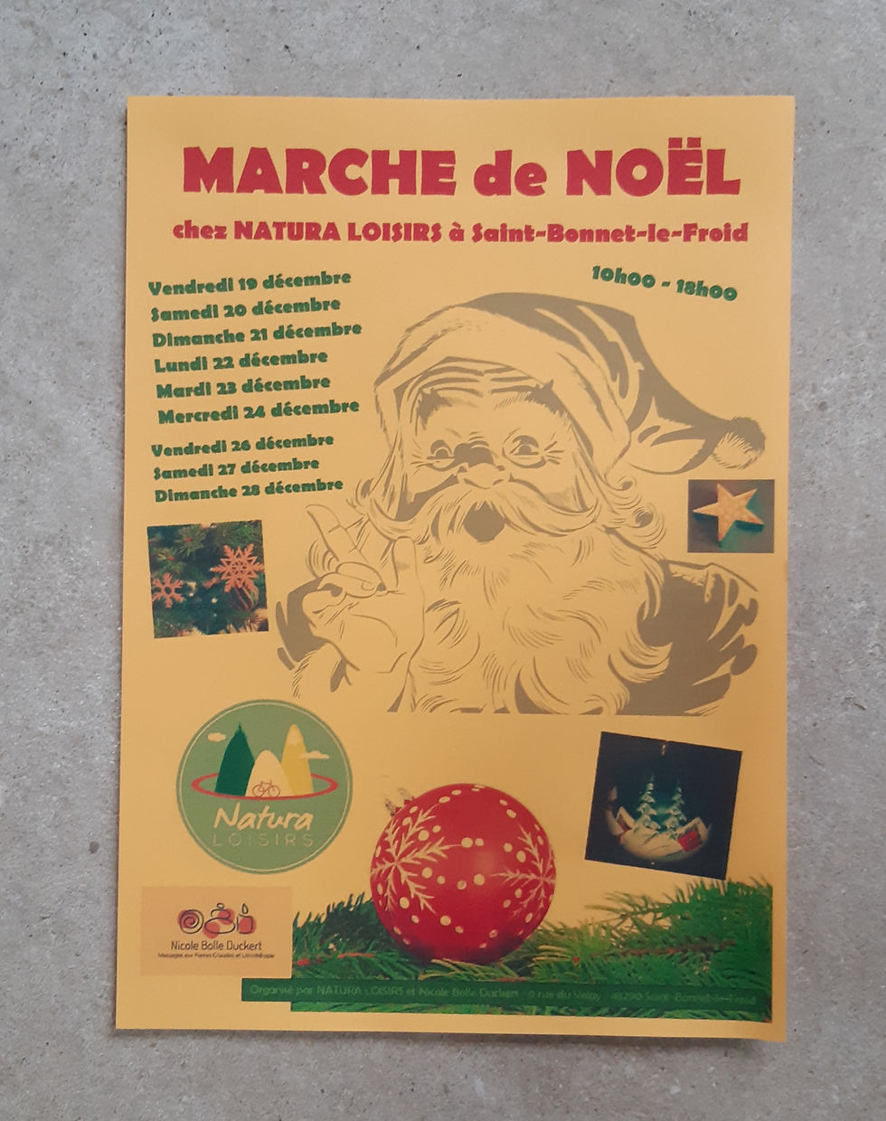 Marché de Noël à Saint-Bonnet-le-Froid du 19 au 28 décembre 2025