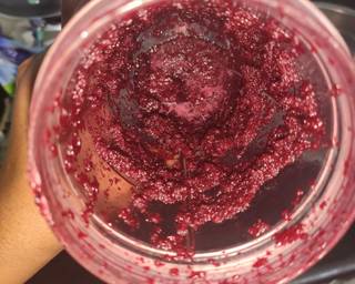 Beetroot Puree in Mixer