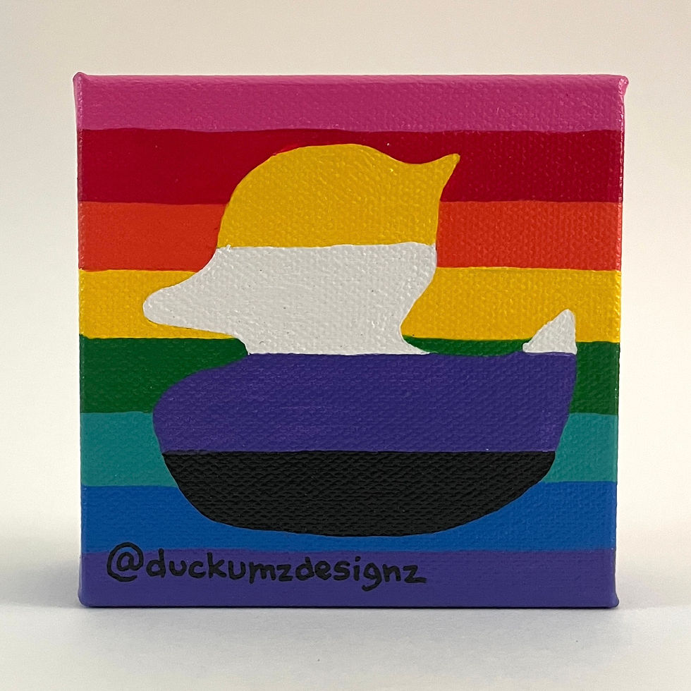 Thumbnail: Trans Duck Army 97 - Original Pride Nonbinary