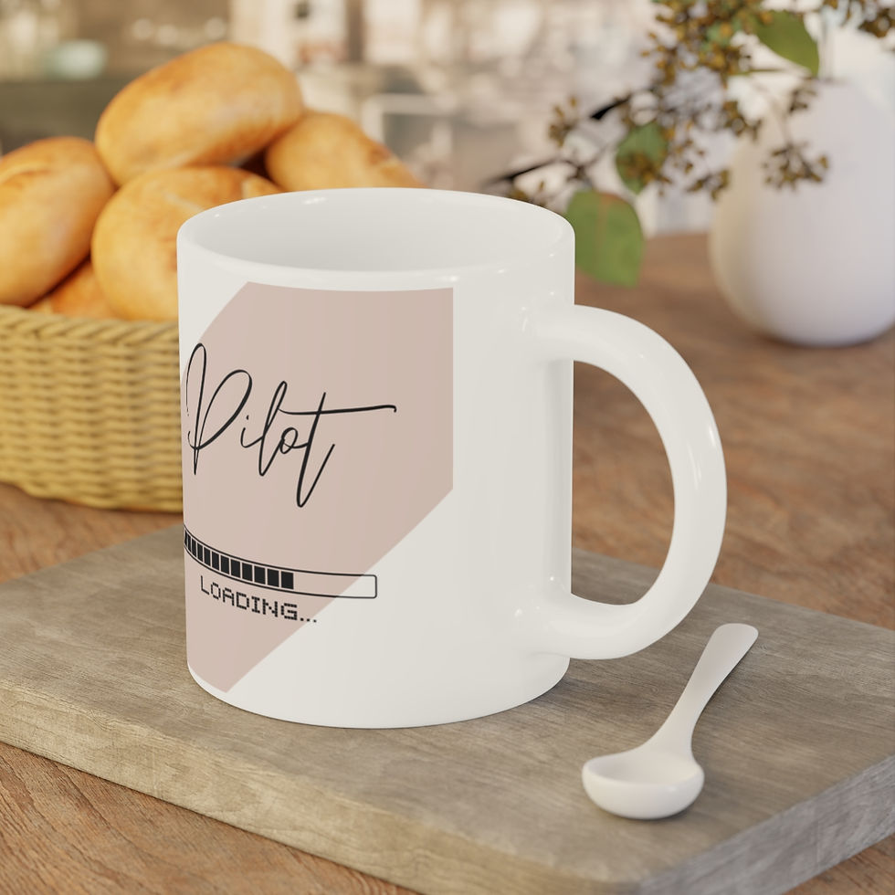 Thumbnail: Pilot in progress loading aviation mug