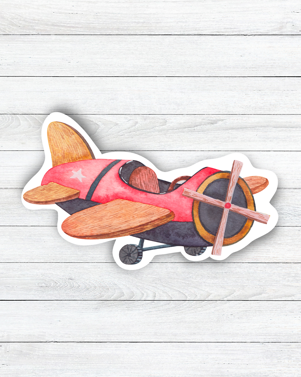 Thumbnail: Aviation water color  sticker