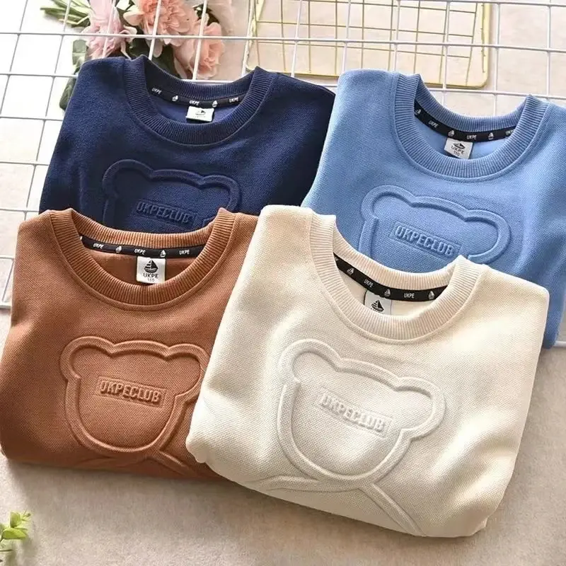 Miniatura: Moletom Infantil Estampa Urso – Blusa de Manga Longa para Meninos