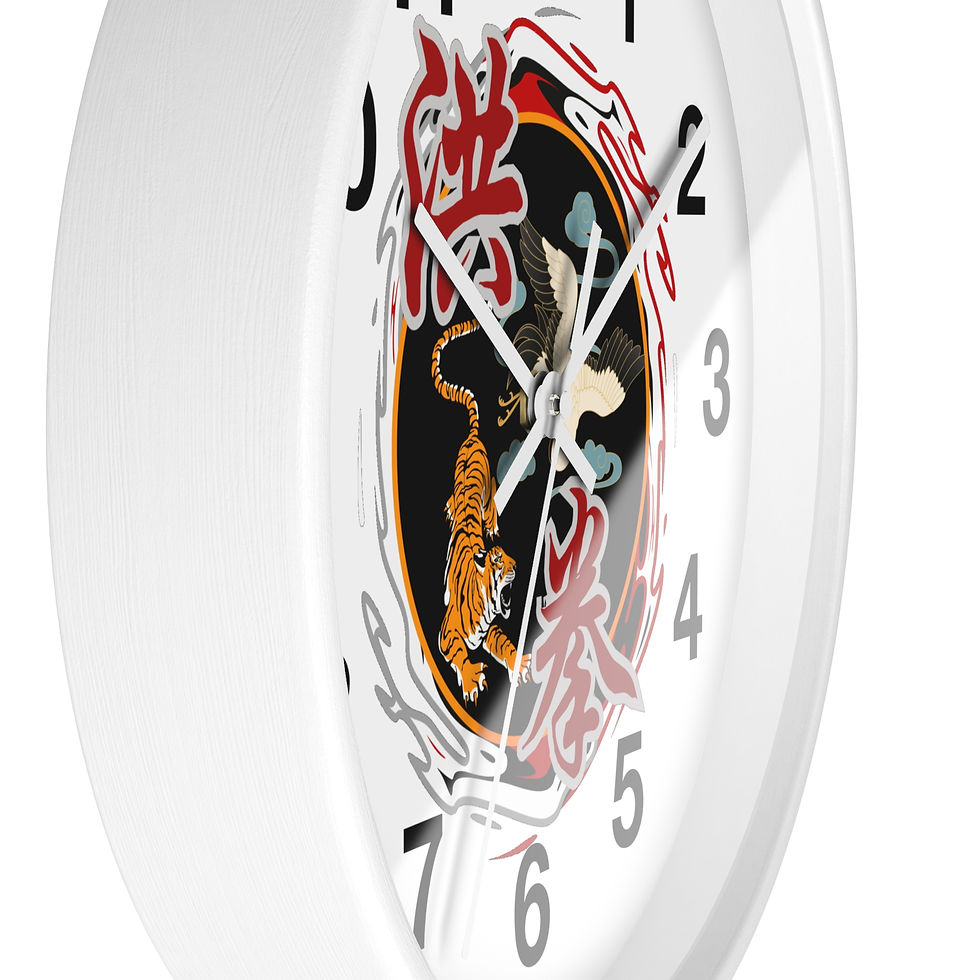 Thumbnail: Tiger and Crane Hung Gar Kuen Custom Wall Clock