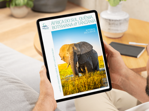 Descubra os Roteiros África do Sul, Quênia, Botswana e Tanzânia com a nova revista digital da Milessis Operadora