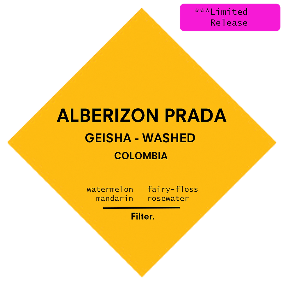 Colombia. Alberizon Prada - Washed Geisha