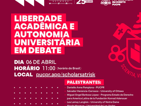 Evento sobre liberdade acadêmica: 25 anos da Scholars at Risk