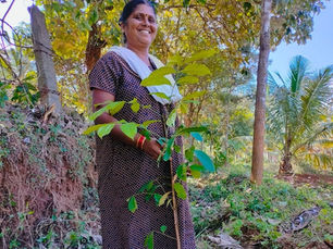 This Rural Woman Planted 100 Trees in Her Backyard and Is Making Her Village Treefully Rich!