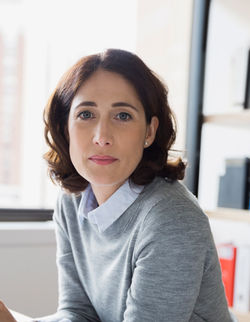 Young Woman with Grey Sweater
