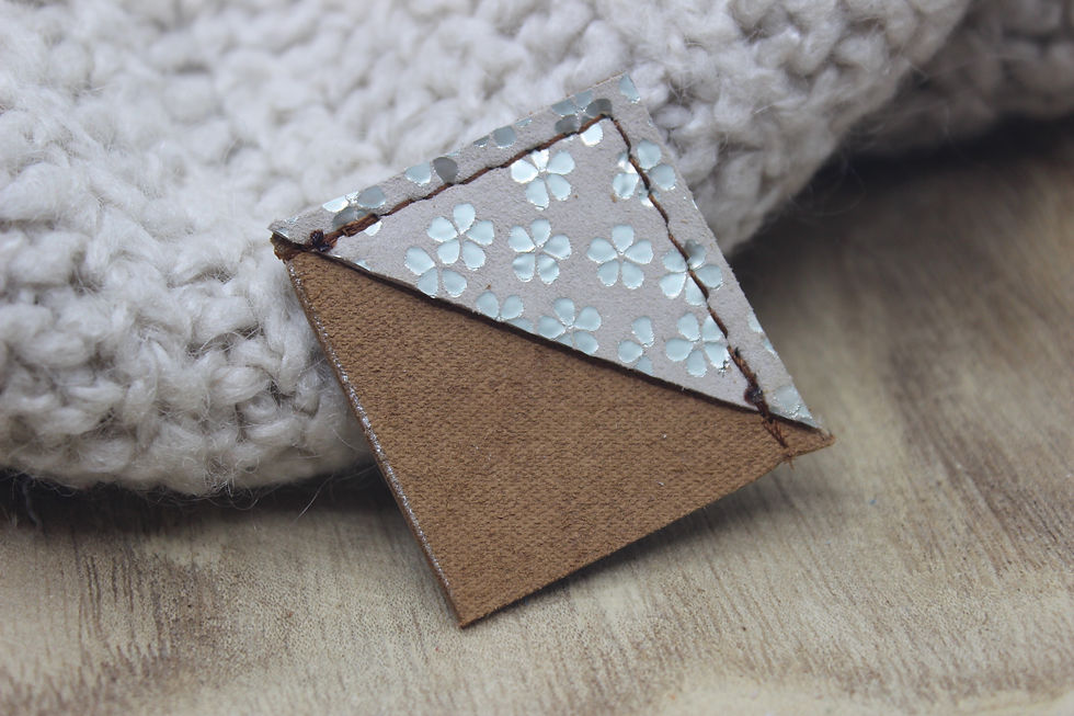 Miniature : Marque-pages de coin en cuir recyclé MJ
