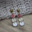 Miniature : Boucles d'oreilles cuir pendante EMMA