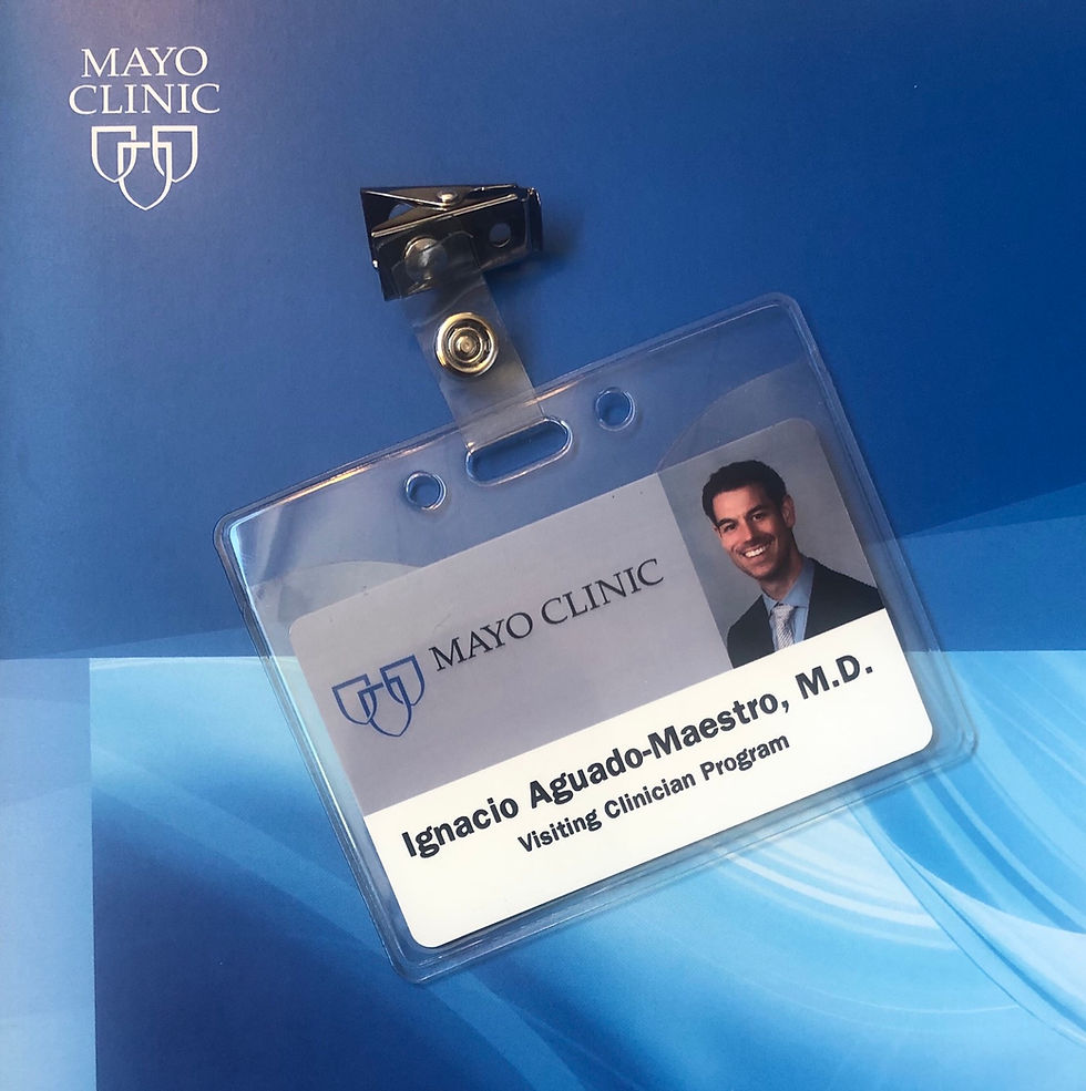 El Dr. Aguado realiza un fellow en la Unidad de Traumatología de la Clínica Mayo, EEUU