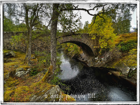 Bridge over the river Glass