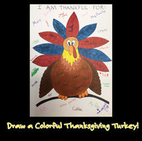 Draw a Colorful Thanksgiving Turkey!