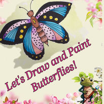 Draw and Paint Butterflies