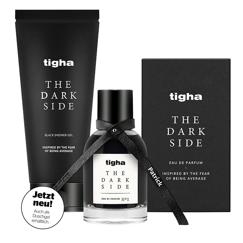 Tigha The Dark Side - jetzt auch als Duschgel erhältlich